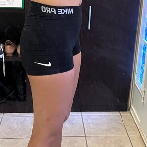 Nike Pro Women's Black Pro Shorts